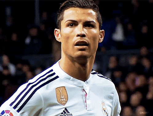 Ronaldo Not Bad Surprised GIF