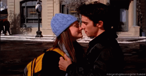 Rory Gilmore Gilmore Girls GIF. This 498 x 260 animated GIF is part of our tongue kissing collection. Related themes include couple, cute. View the original…