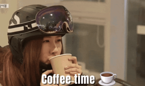 Rosé Coffee Time GIF