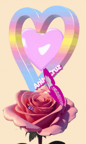 Rosas Y Corazones GIF