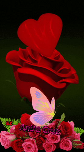 Rosas Y Corazones GIF