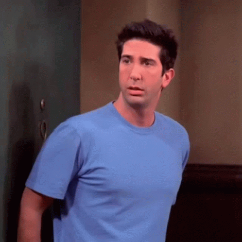 Ross Geller Friends GIF. This 498 x 498 animated GIF is part of our ross im fine collection. Related themes include staring, what. Created by drewnfld. View…