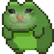Rotate Frog Sticker