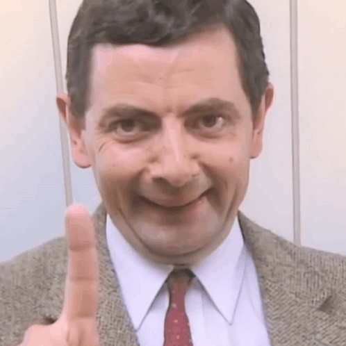 Rowan Atkinson Mr Bean GIF