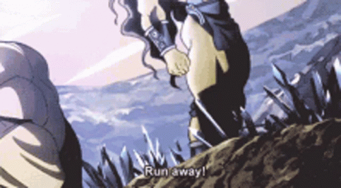 Run Away Jojo GIF. This 498 x 275 animated GIF is part of our jojo oh no collection. Related themes include jojo, run away. Created by Gamer_X_. View the…
