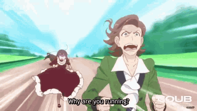 Running Anime GIF