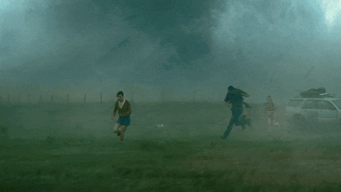 Running From Twister Twisters GIF