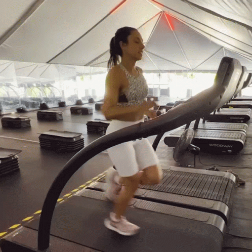 Running On Threadmill Michelle Khare GIF