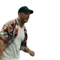 Running Ryan Tedder Sticker