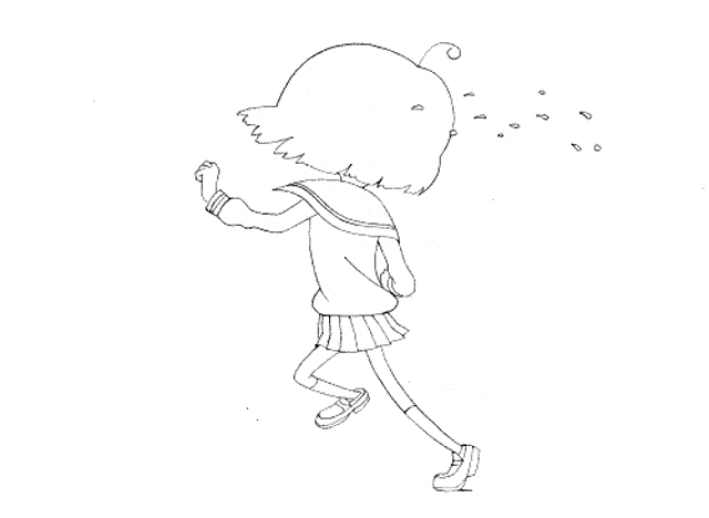 Running Sad GIF