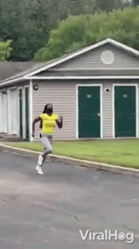 Running Viralhog GIF