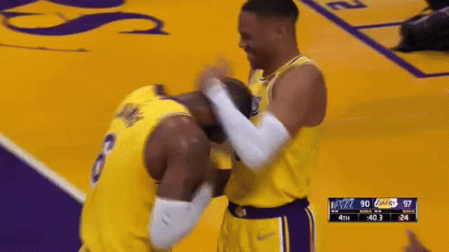 Russell Westbrook Lebron GIF