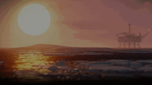 Rust Oil Rig GIF