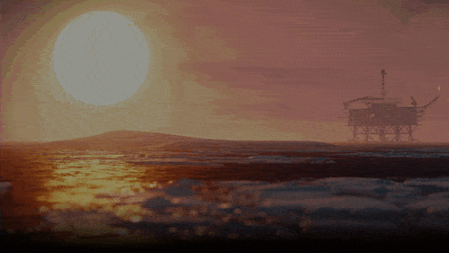 Rust Oil Rig GIF