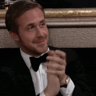 Ryan Gosling Clap Gif - Find & Share On Giphy GIF