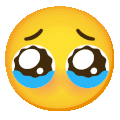 Sad Crying Sticker
