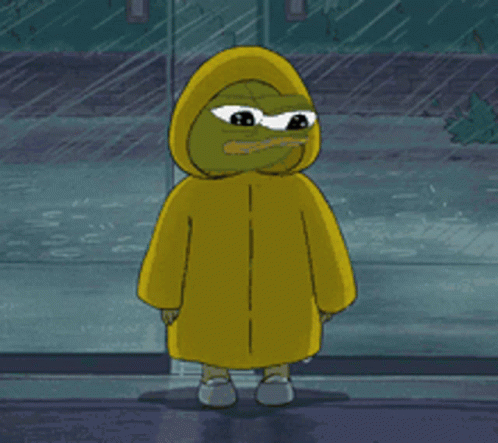 Sad Frog GIF. This 498 x 443 animated GIF is part of our pepe frog sad collection. Related themes include frog, rain, sad. Created by RuloG. View the…