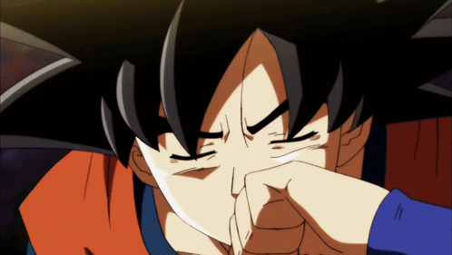 Sad Goku GIF