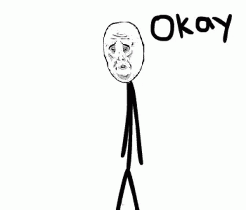 Sad Okay GIF