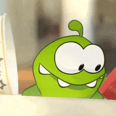 Sad Om Nom GIF