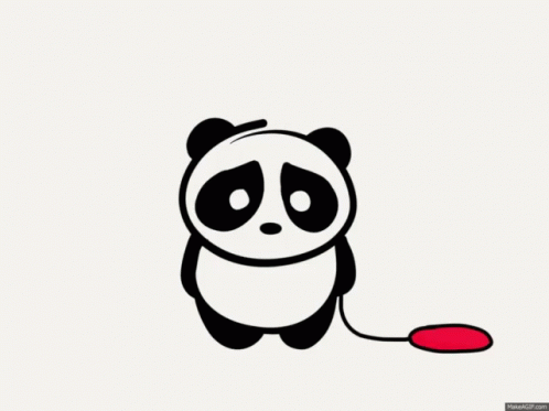 Sad Panda GIF