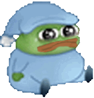 Sad Sleepy Sticker