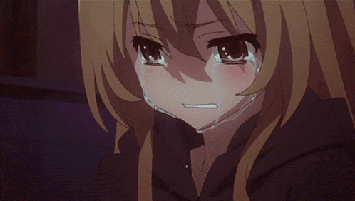 Sad Taiga Aisaka GIF