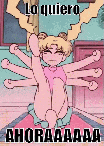 Sailor Moon Lo Quiero Ahora GIF