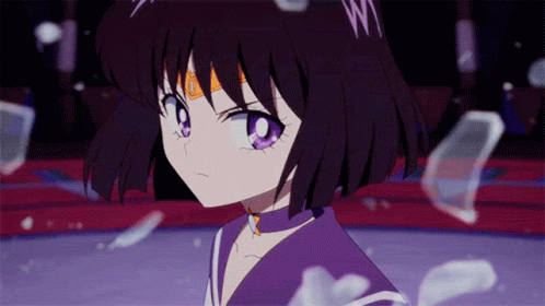 Sailor Saturn Sailor Chibi Moon GIF
