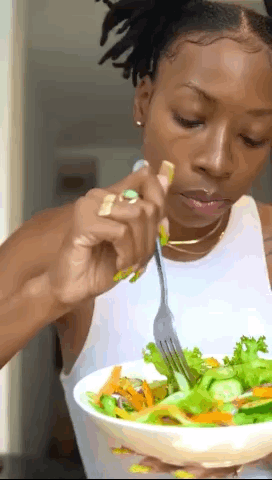 Salad Girl Salad GIF