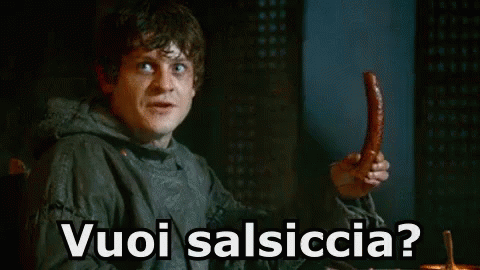 Salsiccia Game Of Thrones Got Ramsay Bolton Vuoi Mangiare GIF. This 480 x 270 animated GIF is part of our ramsay sausage collection. Related themes include…