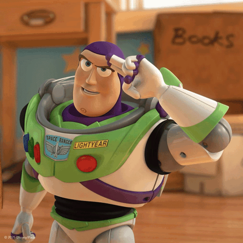 Salute Buzz Lightyear GIF