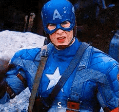 Salute Captain America GIF