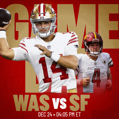San Francisco 49ers Vs. Washington Commanders Pre Game GIF