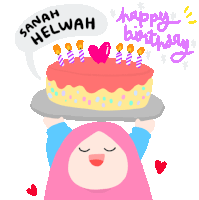 Sanahhelwah Happy Sticker