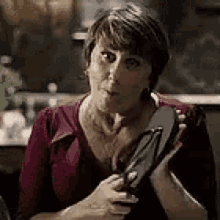 Sandal Asian Mom GIF
