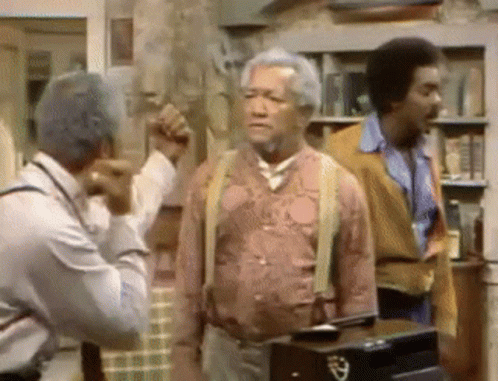 Sanford And Son Fight Me GIF. This 498 x 381 animated GIF is part of our grady sanford and son collection. Created by JNole. View the original animation…