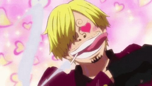 Sanji Heart Eyes Sanji Inlove GIF. This 498 x 284 animated GIF is part of our sanji nosebleed collection. Related themes include anime, heart eyes, one…