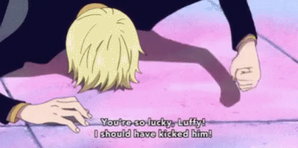 Sanji I Should Have Kicked Him GIF. This 418 x 208 animated GIF is part of our sanji nosebleed collection. Related themes include one piece. Created by…
