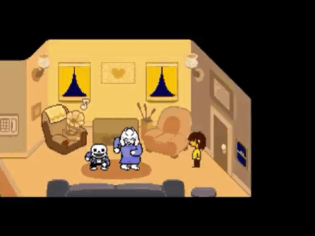 Sans Deltarune GIF