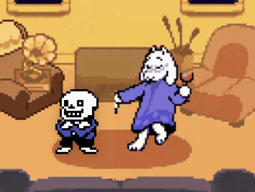 Sans Toriel GIF