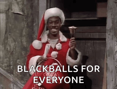 Santa Black Santa GIF. This 498 x 377 animated GIF is part of our trading places merry new year collection. Related themes include santa. Created by…