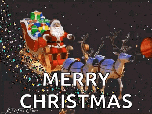 Santa Claus Is Coming To Town Reindeer GIF