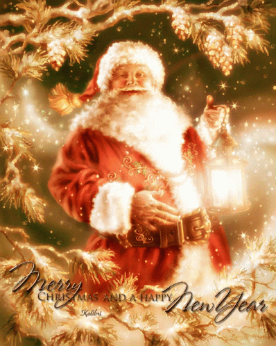 Santa Claus Lights GIF. This 398 x 498 animated GIF is part of our frohe weihnachten und ein gutes neues jahr collection. Related themes include happy new…