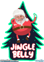 Santa Claus Merry Christmas Sticker