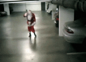 Santa Slam Gif GIF