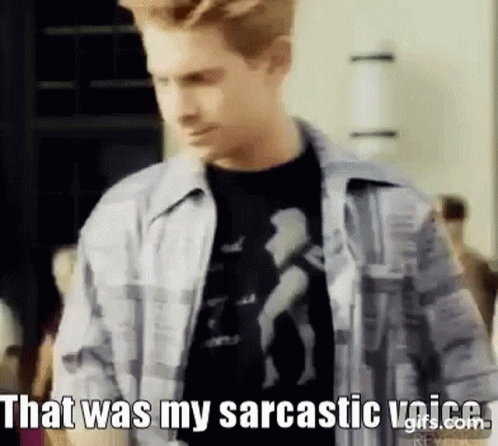 Sarcasm Sarcastic GIF