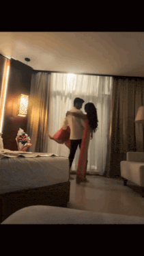 Saree Romantic Spinning Her Round GIF