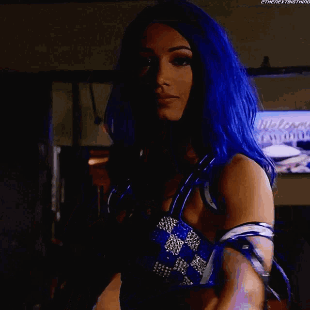 Sasha Banks Pose GIF