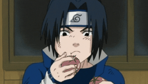 Sasuke Eating GIF